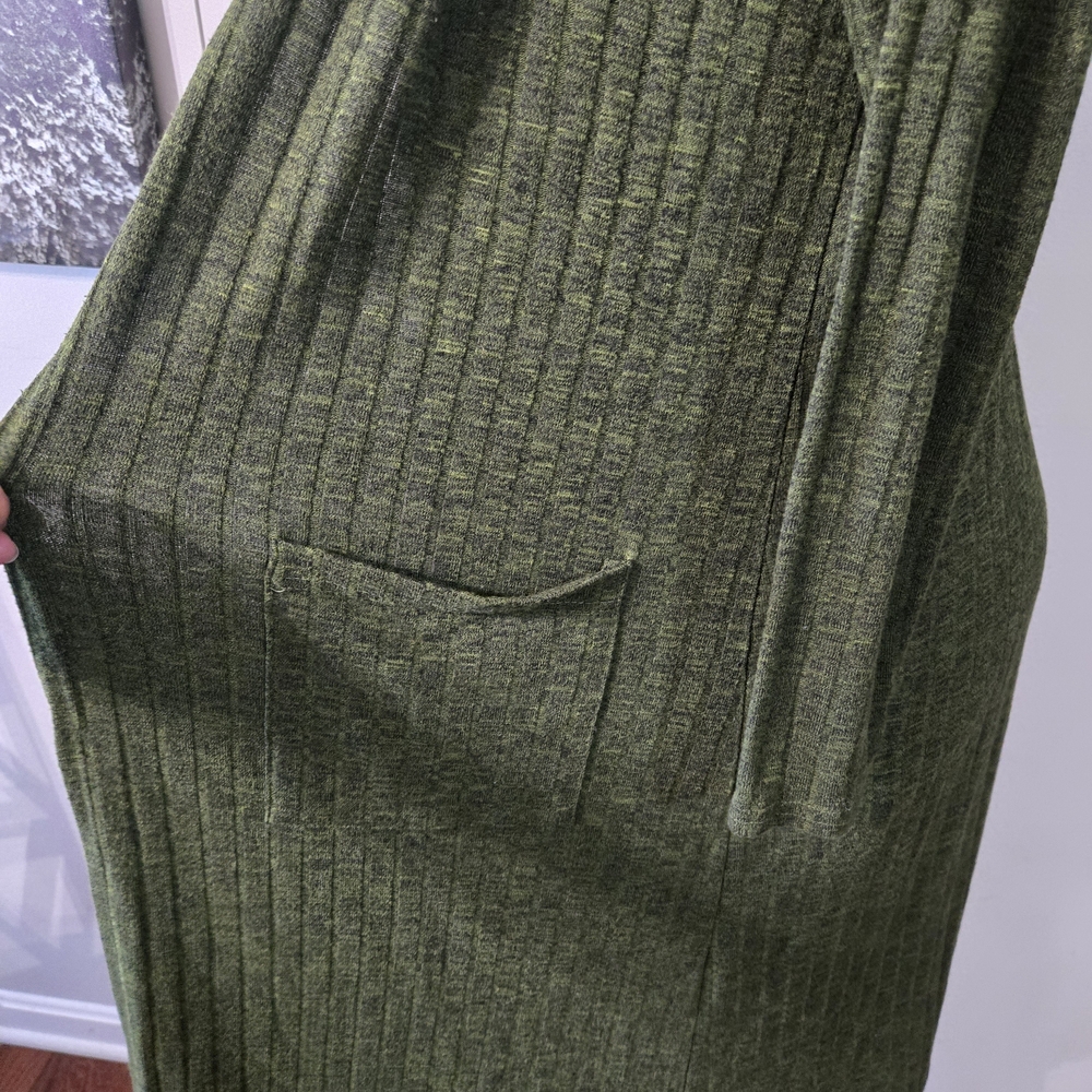 Lisa Rinna Collection Olive Open Front Cardigan - Picture 3 of 8